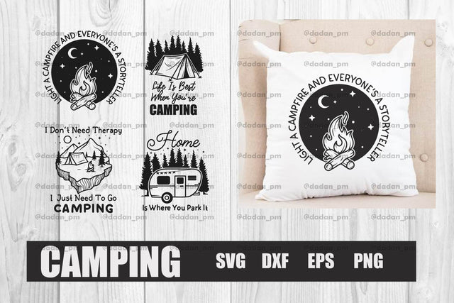 Camping Svg, dxf,eps, png SVG dadan_pm 