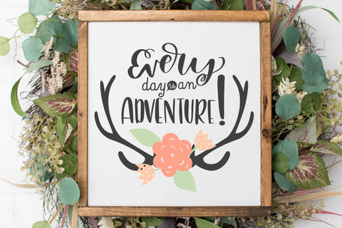 Camping SVG | Every Day is An Adventure | Adventure SVG SVG So Fontsy Design Shop 