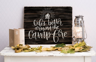 Camping SVG Files for Camping Lovers | Lifes Better Around the Campfire So Fontsy Design Shop 