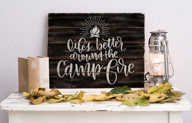 Camping SVG Files for Camping Lovers | Lifes Better Around the Campfire So Fontsy Design Shop 