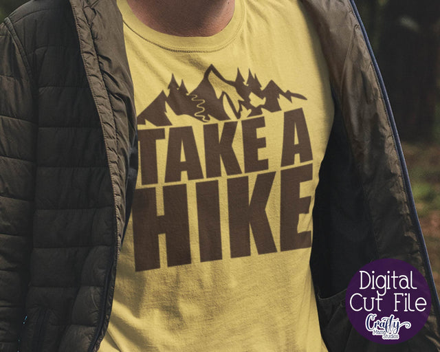 Camping Svg, Hiking Svg, Take A Hike Svg, Funny Camp Quote SVG Crafty Mama Studios 