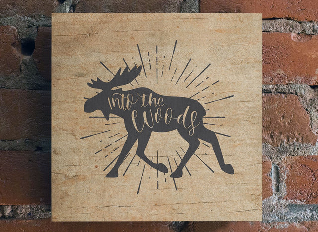 Camping SVG | Into the Woods | Moose SVG | Wanderlust SVG So Fontsy Design Shop 