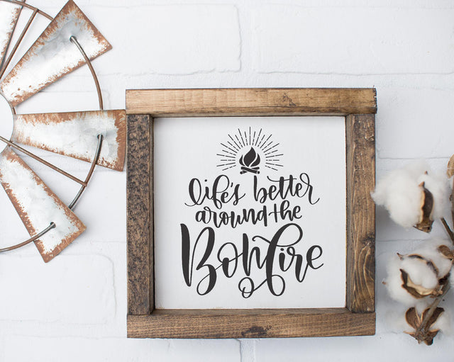 Camping SVG | Life's Better Around the Bonfire So Fontsy Design Shop 
