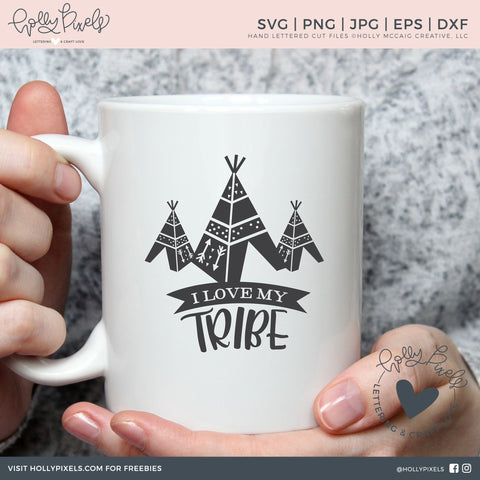 Camping SVG | Love My Tribe | Tribe SVG So Fontsy Design Shop 