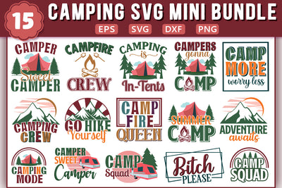 Camping SVG Mini Bundle SVG Shetara Begum 