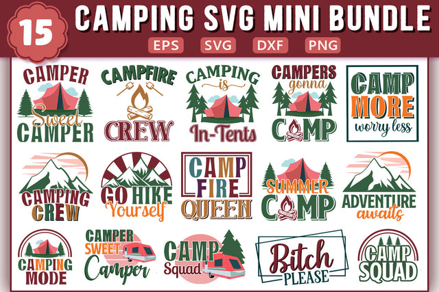Camping SVG Mini Bundle SVG Shetara Begum 