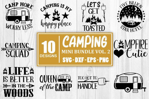 Camping SVG Mini Bundle Vol 2 SVG Whistlepig Designs 