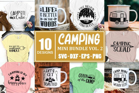 Camping SVG Mini Bundle Vol 2 SVG Whistlepig Designs 