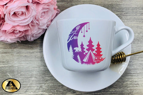 Camping SVG PNG EPS DXF CAMPER SVG Wild Adventure SVG CAMP SVG zoellartz 