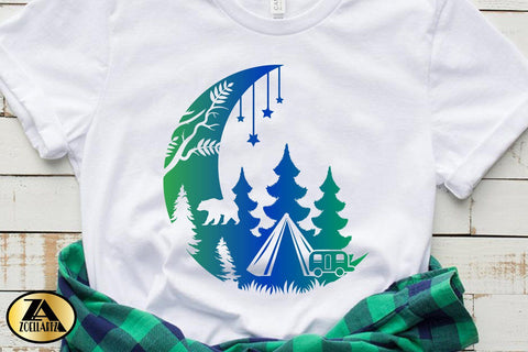 Camping SVG PNG EPS DXF CAMPER SVG Wild Adventure SVG CAMP SVG zoellartz 