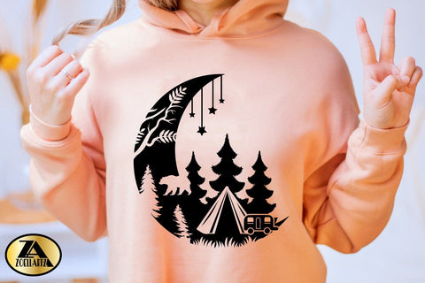 Camping SVG PNG EPS DXF CAMPER SVG Wild Adventure SVG CAMP SVG zoellartz 