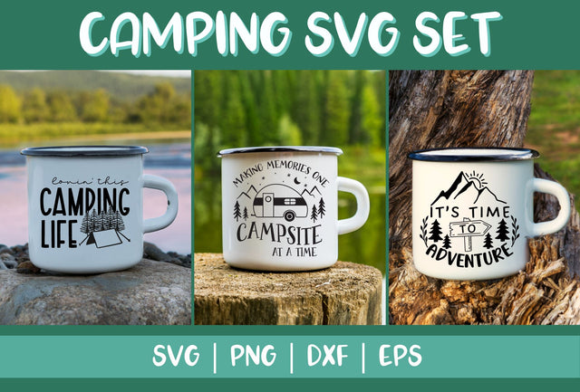 Camping SVG Set SVG So Fontsy Design Shop 