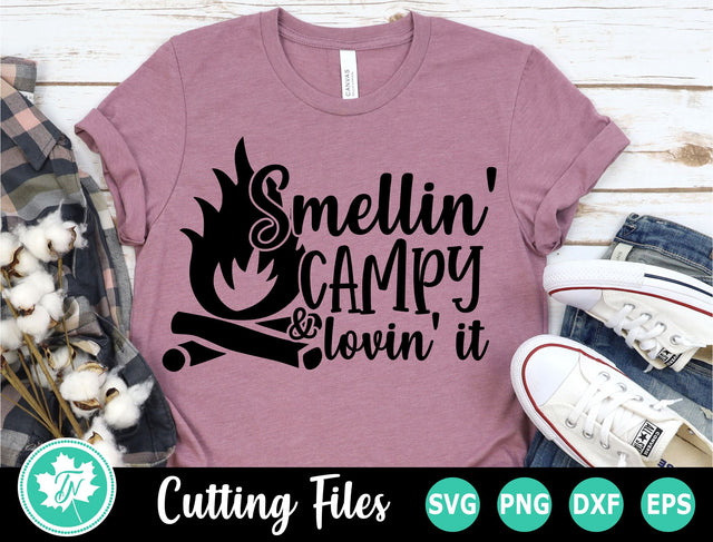 Camping SVG | Smellin' Campy SVG TrueNorthImagesCA 