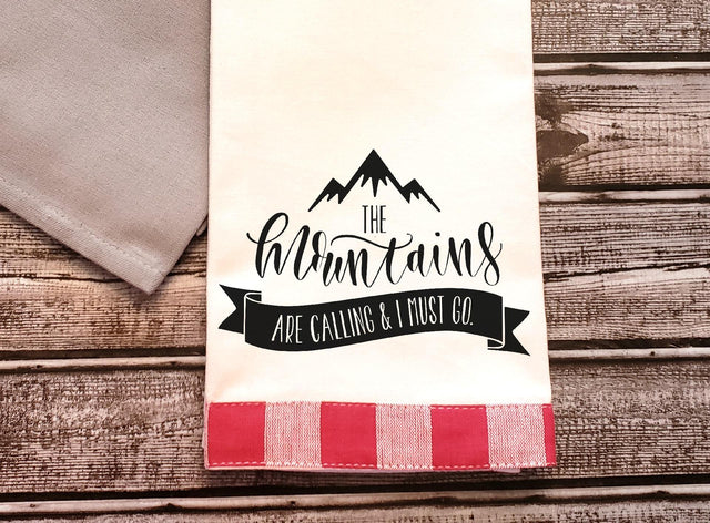 Camping SVG | The Mountains are Calling and I Must Go | Mountains SVG So Fontsy Design Shop 