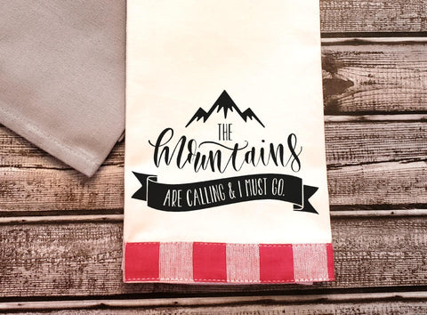 Camping SVG | The Mountains are Calling and I Must Go | Mountains SVG So Fontsy Design Shop 