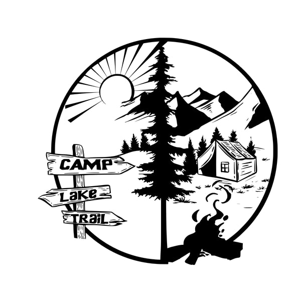 camping clipart Camping svg, tree Download file Svg digital Cricut svg Clip art, Png, svg, silhouette vector, Mountain range svg, Summer adventure svg