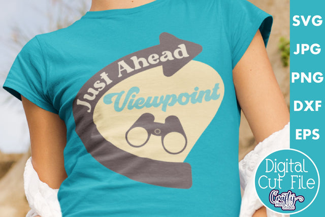 Camping Svg | Viewpoint Just Ahead Mid Century Modern Design SVG Crafty Mama Studios 