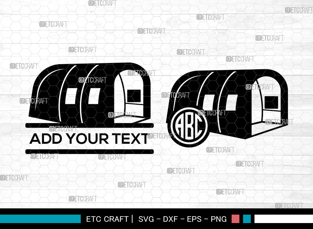 Camping Tent Monogram SVG, Split Monogram Svg, Tent Svg, Camping Svg ...