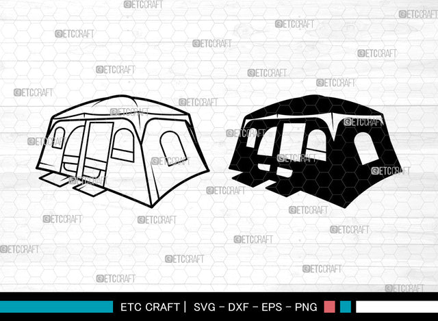 Camping Tent SVG, Tent Svg, Camping Svg, Camping Tent Icon Svg, Hiking Svg, Camping Tent SVG ETC Craft 