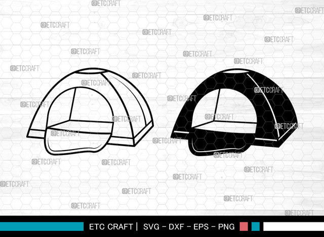 Camping Tent SVG, Tent Svg, Camping Svg, Camping Tent Icon Svg, Hiking Svg, Camping Tent SVG ETC Craft 