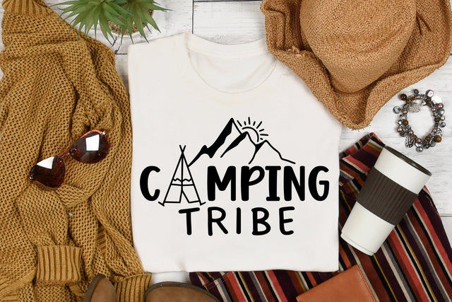 Camping Tribe SVG SVG dapiyupi store 