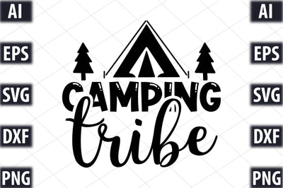 Camping tribe SVG SVGista 