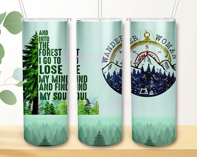 Camping Tumbler Design for 20oz Skinny Tumbler Wrap, Camper Tumbler PNG, Camping Wrap PNG, Sublimation Download Sublimation sassyprint 