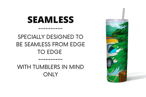 Camping Tumbler Sublimation Sublimation SvgOcean 