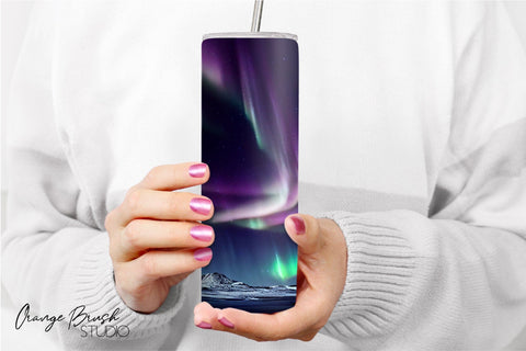 Camping Tumbler Wrap Sublimation Bundle Skinny Tumbler 20oz Sublimation OrangeBrushStudio 