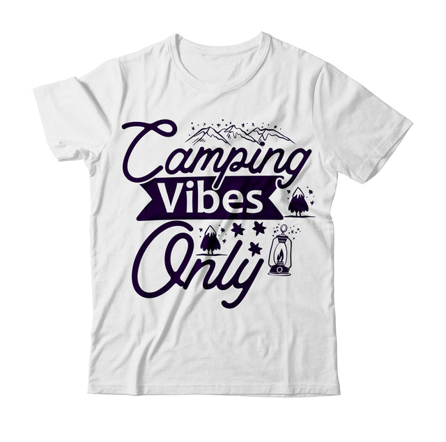 Camping Vibes Only SVG Cut FIle , Camping SVG Quotes SVG BlackCatsMedia 