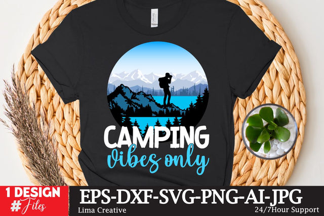 Camping Vibes Only SVG Cute File SVG Insomnia Std 