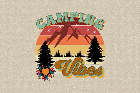 Camping Vibes Sublimation SVGArt 