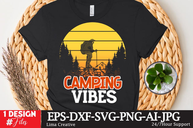 Camping Vibes SVG Cute File SVG Insomnia Std 