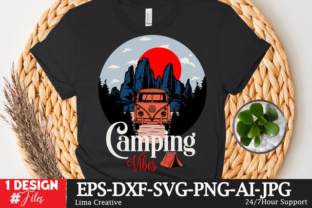 Camping Vibes SVG Cute File SVG Insomnia Std 