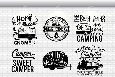 Camping Volume 2 Bundle - SVG, PNG, DXF, EPS SVG Elsie Loves Design 