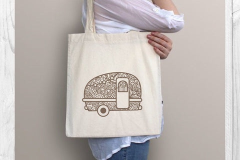 Camping Zentangle - Doodle Art SVG SVG dadan_pm 