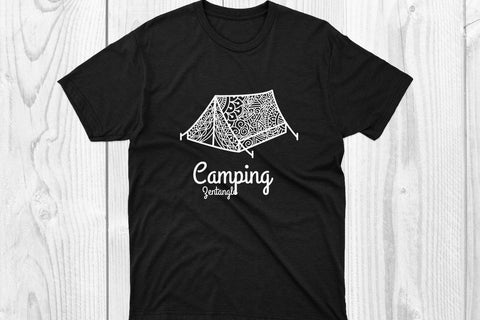 Camping Zentangle - Doodle Art SVG SVG dadan_pm 