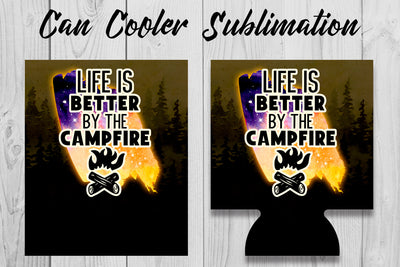 Can Cooler Sublimation | Can Koozie Designs | Can Koozie Sublimation Sublimation Fly Design 