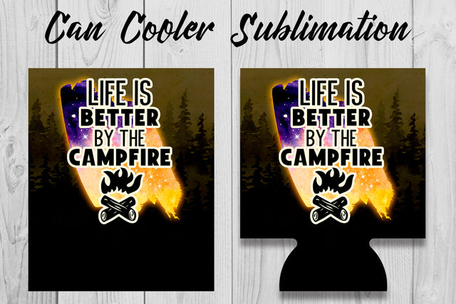 Can Cooler Sublimation | Can Koozie Designs | Can Koozie Sublimation Sublimation Fly Design 