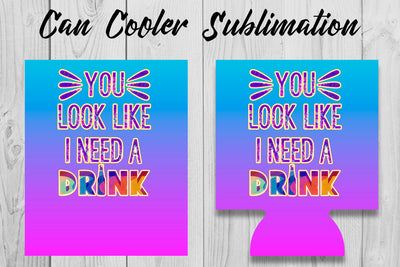 Can Cooler Sublimation | Can Koozie Designs | Can Koozie Sublimation Sublimation Fly Design 