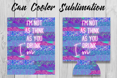 Can Cooler Sublimation | Can Koozie Designs | Can Koozie Sublimation Sublimation Fly Design 