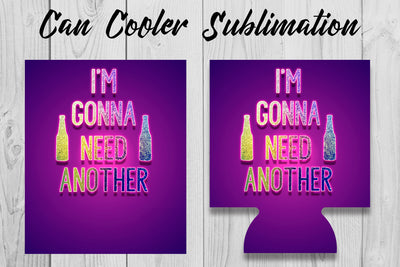 Can Cooler Sublimation | Can Koozie Designs | Can Koozie Sublimation Sublimation Fly Design 