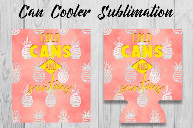 Can Cooler Sublimation | Can Koozie Designs | Can Koozie Sublimation Sublimation Fly Design 