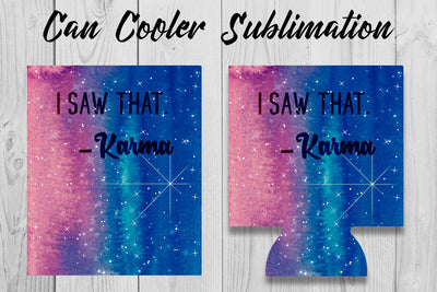 Can Cooler Sublimation | Can Koozie Designs | Can Koozie Sublimation Sublimation Fly Design 