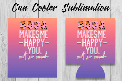 Can Cooler Sublimation | Can Koozie Designs | Can Koozie Sublimation Sublimation Fly Design 