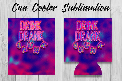 Can Cooler Sublimation | Can Koozie Designs | Can Koozie Sublimation Sublimation Fly Design 
