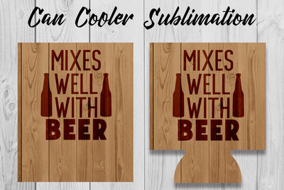 Can Cooler Sublimation | Can Koozie Designs | Can Koozie Sublimation Sublimation Fly Design 