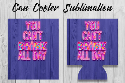 Can Cooler Sublimation | Can Koozie Designs | Can Koozie Sublimation Sublimation Fly Design 