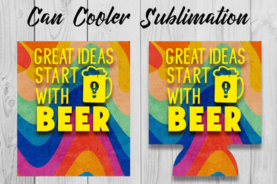 Can Cooler Sublimation | Can Koozie Designs | Can Koozie Sublimation Sublimation Fly Design 