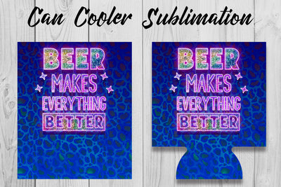 Can Cooler Sublimation | Can Koozie Designs | Can Koozie Sublimation Sublimation Fly Design 